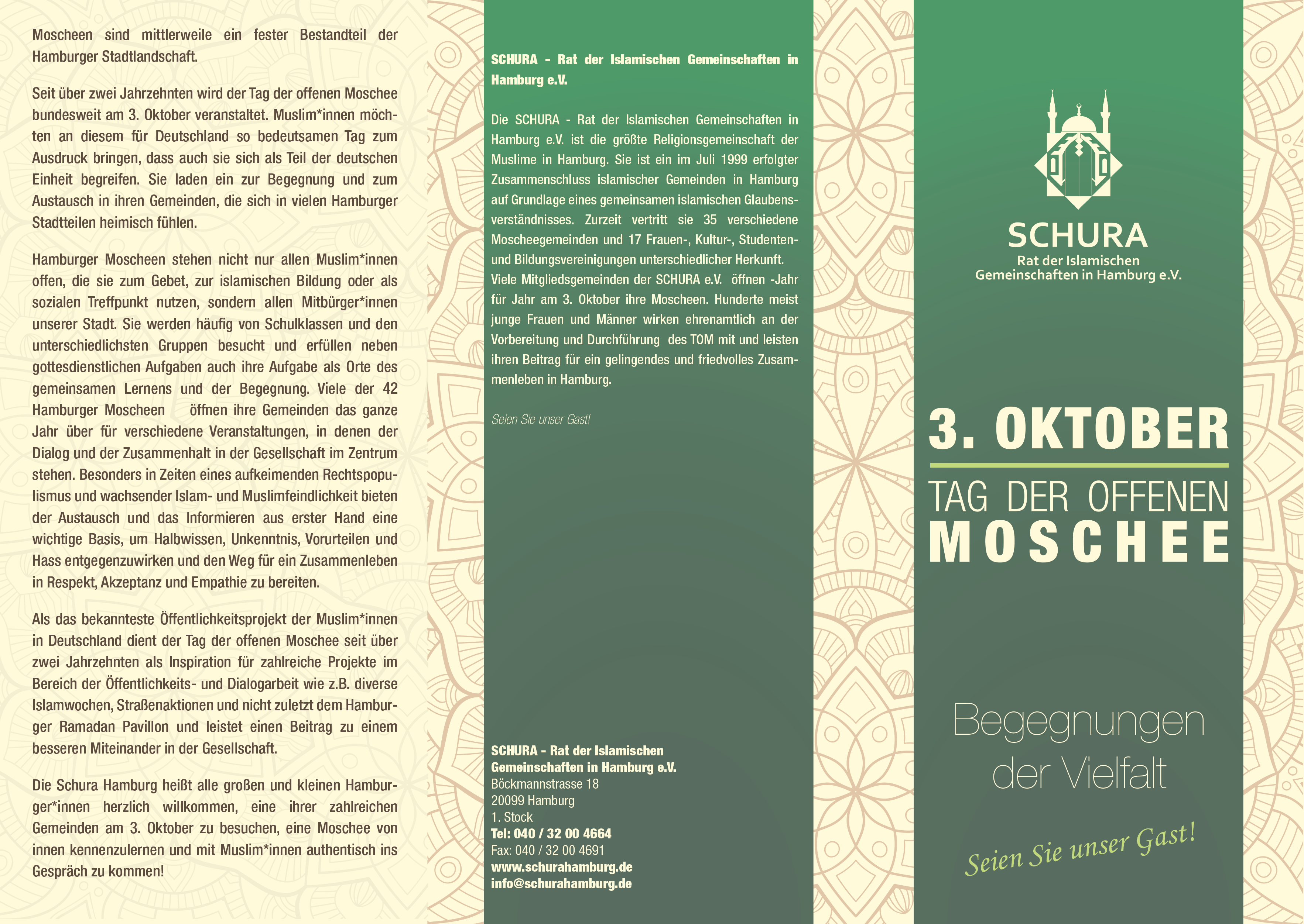 3. Oktober: Tag der offenen Moschee